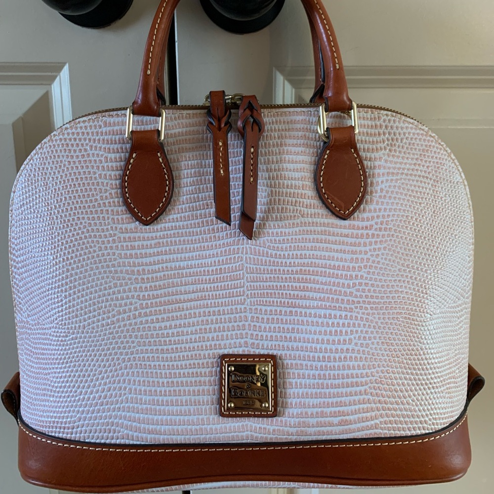 New Dooney & Bourke Pink Zip Zip Satchel - Picture 4 of 4